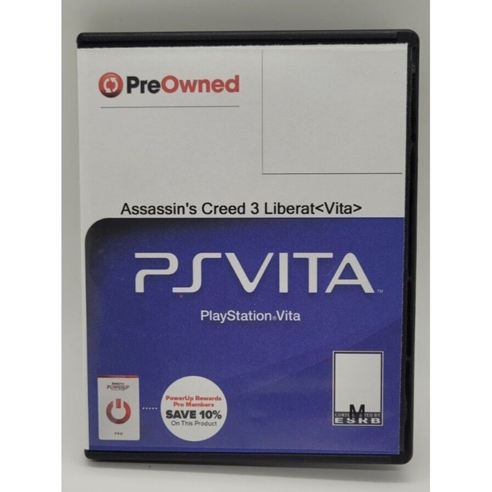 Assassins Creed III: Liberation for PS Vita (Cartridge With Blank Case)